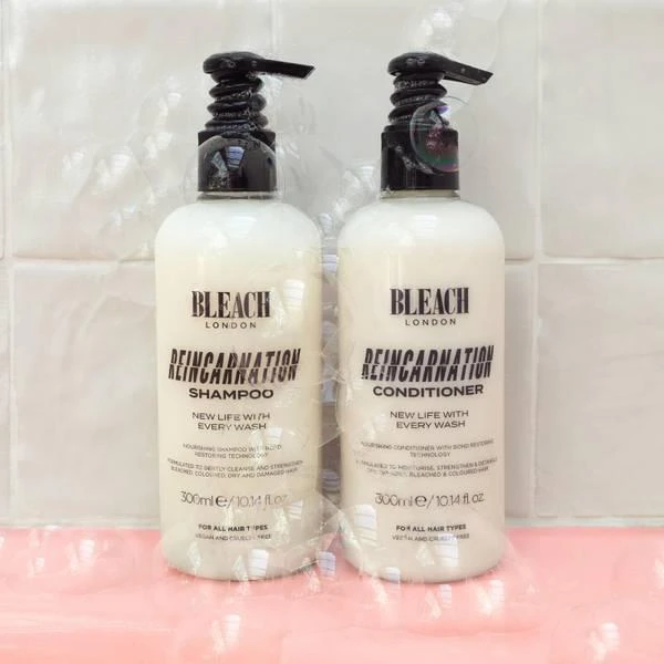 商品BLEACH LONDON|Bleach Reincarnation Shampoo and Conditioner 300ml Bundle,价格¥271,第2张图片详细描述
