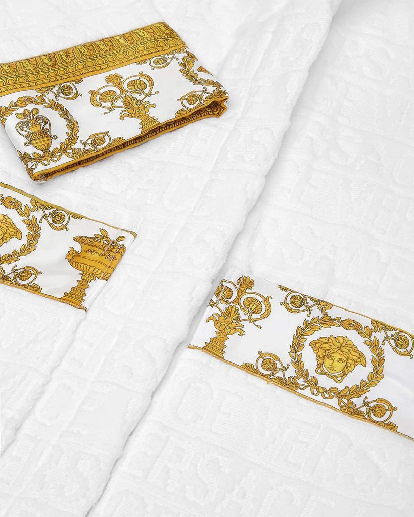 商品Versace|儿童边帽长袖睡袍,价格¥2929,第3张图片详细描述