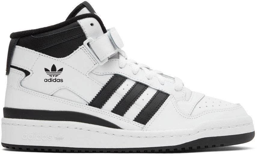 商品Adidas|白色 Forum 高帮运动鞋,价格¥987,第1张图片