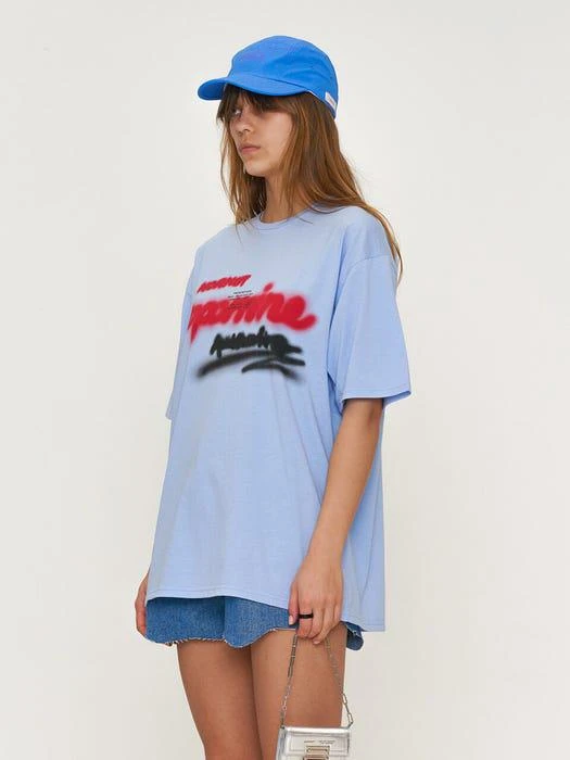 商品NORNOT|Regular Fit Dopamine T-Shirt Blue,价格¥797,第2张图片详细描述