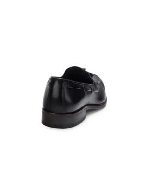 商品Johnston & Murphy|Stockton Leather Boat Shoes,价格¥434,第3张图片详细描述