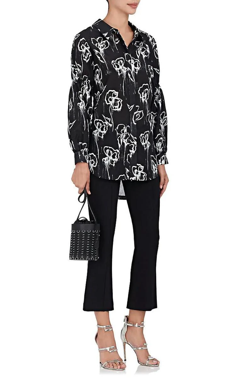 商品MANNING CARTELL|Floral Cotton-Silk Voile Blouse,价格¥1831,第2张图片详细描述