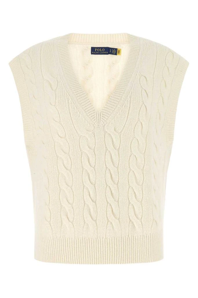 商品Ralph Lauren|Polo Ralph Lauren V-Neck Cable-Knit Vest,价格¥1649,第1张图片