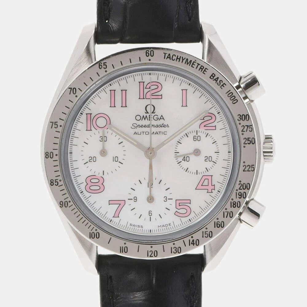 商品[二手商品] Omega|Omega White Stainless Steel Speedmaster 3834.74.34 Men's Wristwatch 44 MM,价格¥22598,第1张图片