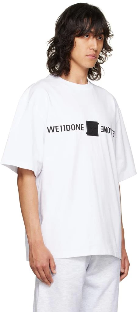 商品We11done|White Mirror T-Shirt,价格¥1519,第2张图片详细描述