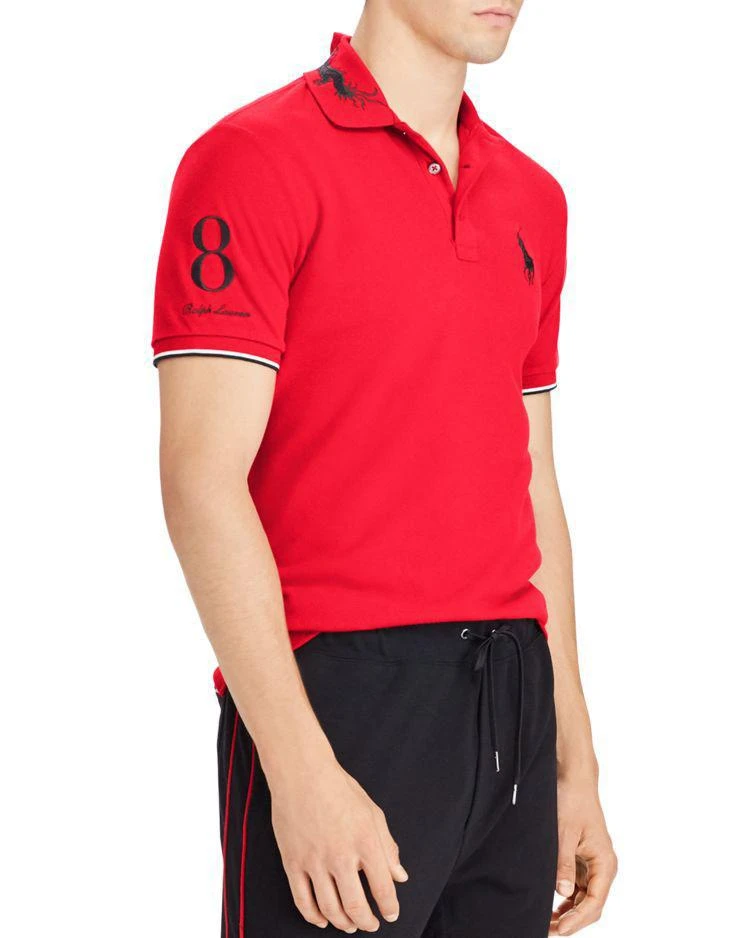 商品Ralph Lauren|Custom Slim Fit Mesh Short Sleeve Polo Shirt,价格¥590,第1张图片