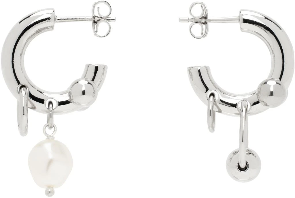 商品Justine Clenquet|Silver Lisa Earrings,价格¥703,第1张图片