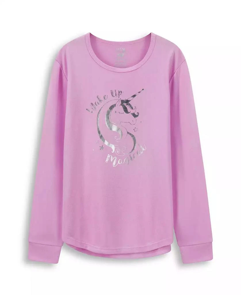 商品Max & Olivia|Max and Olivia Girls Unicorn 3pc Jogger Pant Pajama with Matching Scrunchie Set,价格¥150,第2张图片详细描述