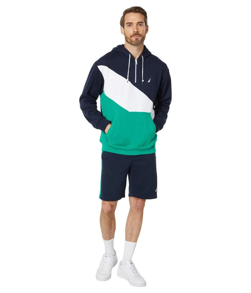 商品Nautica|Color-Block 1/4 Zip Hoodie,价格¥273,第4张图片详细描述