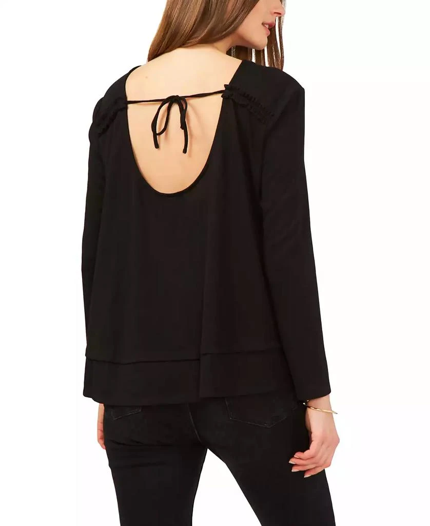 商品1. State|Women's Long Sleeve Tie Back Cozy Knit Top,价格¥359,第4张图片详细描述