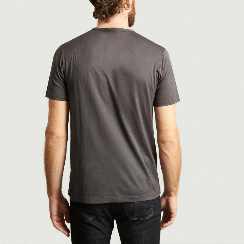 商品Sunspel|Pima Cotton T-shirt Charcoal SUNSPEL,价格¥702,第3张图片详细描述