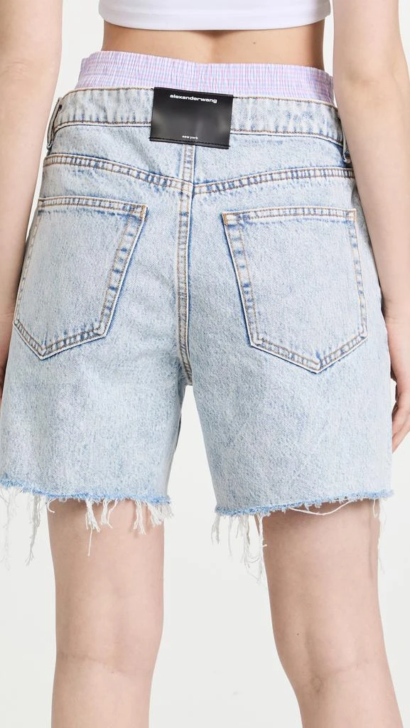 商品Alexander Wang|Denim x Alexander Wang Low Shorts With Boxer Waistband,价格¥1047,第3张图片详细描述