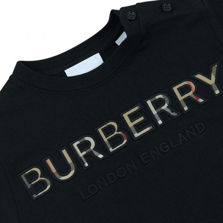 Black Eugene Short Sleeve Baby T Shirt商品第2张图片规格展示