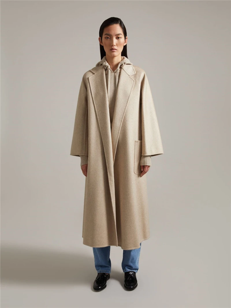 商品Max Mara|MaxMara 经典双面羊绒大衣 LUDMILLA 1016054106,价格¥29260,第5张图片详细描述