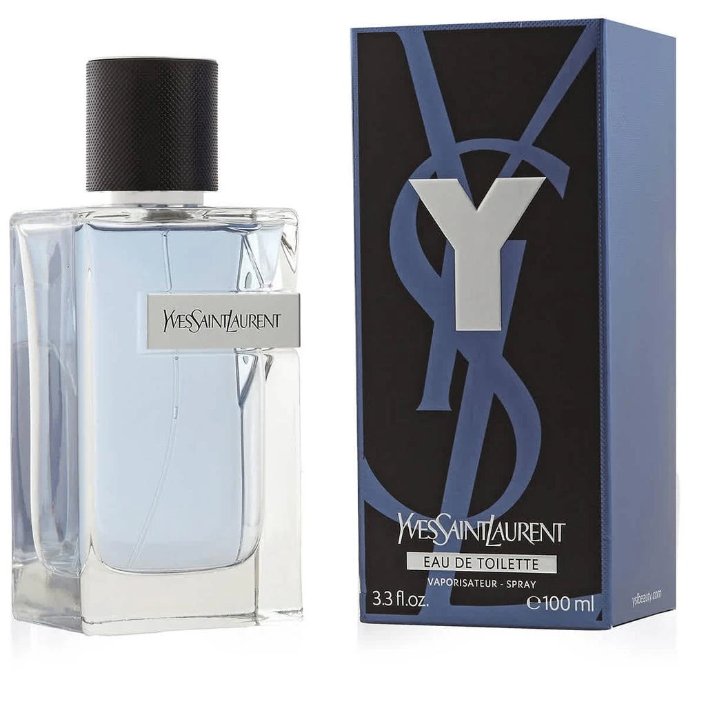 商品Yves Saint Laurent|Yves Saint Laurent Mens Y EDT Spray 3.3 oz Fragrances 3614273683401,价格¥608,第1张图片