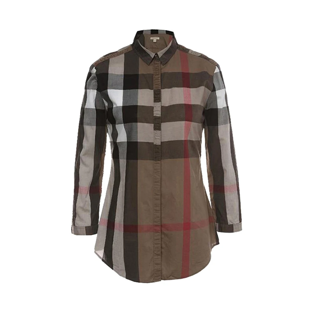 商品[国内直发] Burberry|BURBERRY 拼色男士衬衫 3877243,价格¥2252,第1张图片