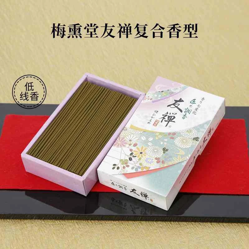 商品[国内直发] BAIKODOU|梅熏堂友禅复合香型低烟线香108g,价格¥58,第1张图片