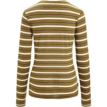 商品Icebreaker|Wave Stripe Long-Sleeve T-Shirt - Women's,价格¥434,第5张图片详细描述