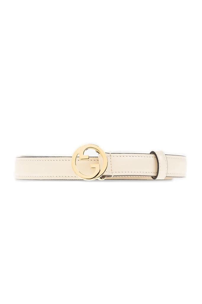商品Gucci|Gucci Logo Plaque Buckle Belt,价格¥2947,第1张图片