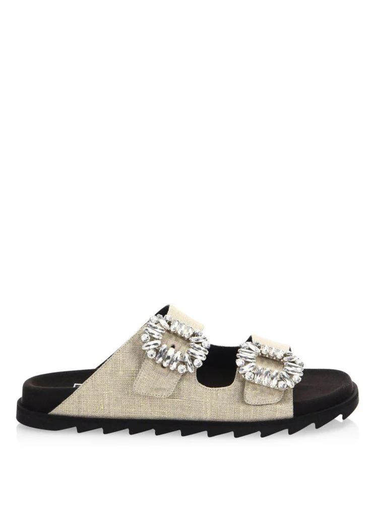 商品Roger Vivier|Double-Strap Buckle Sandals,价格¥9276,第5张图片详细描述