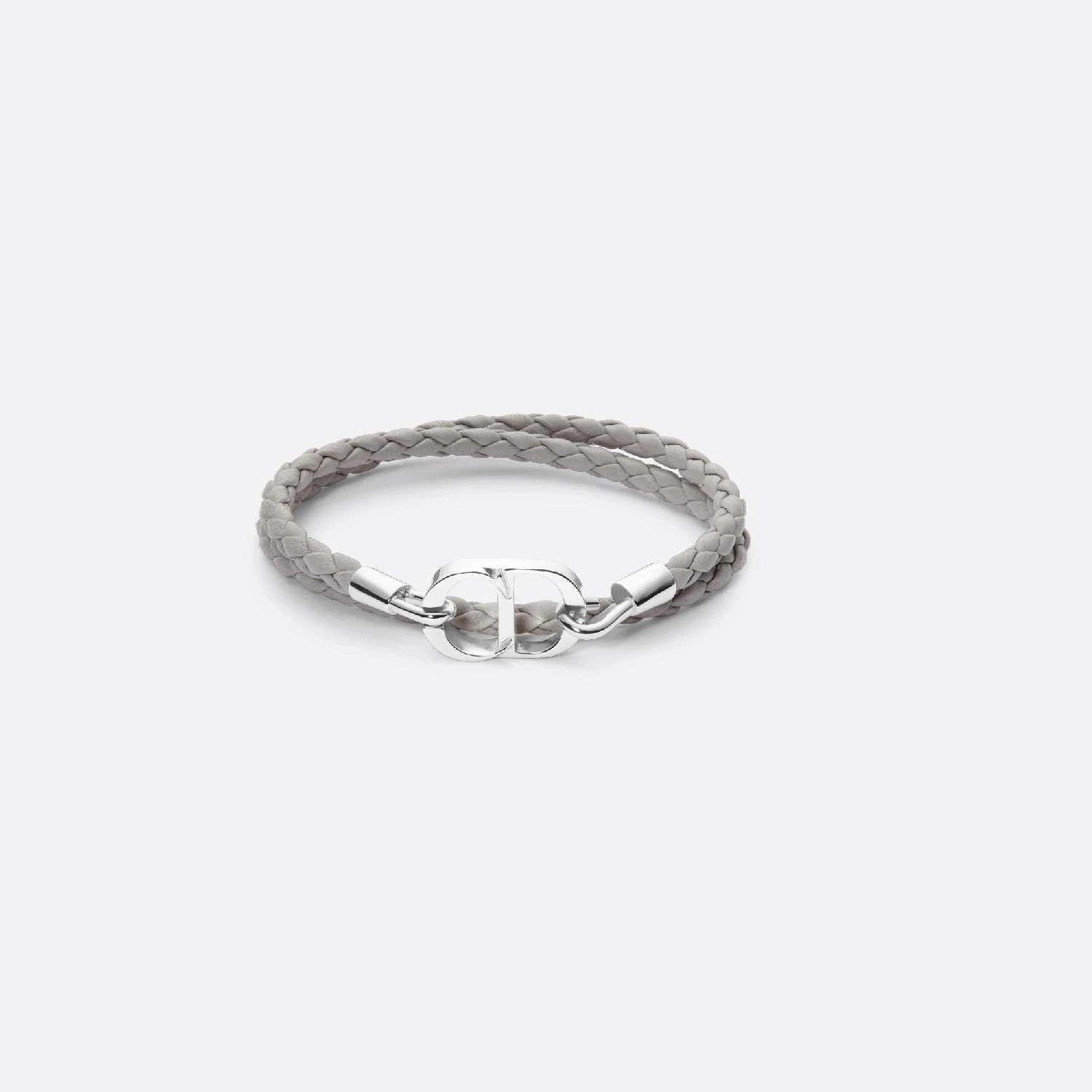 商品Dior|包邮包税【预售7天发货】 DIOR迪奥 23秋冬 男士 手镯 Bracelet cuir tressé CD Icon B1973HOMLE_D005,价格¥3878,第1张图片