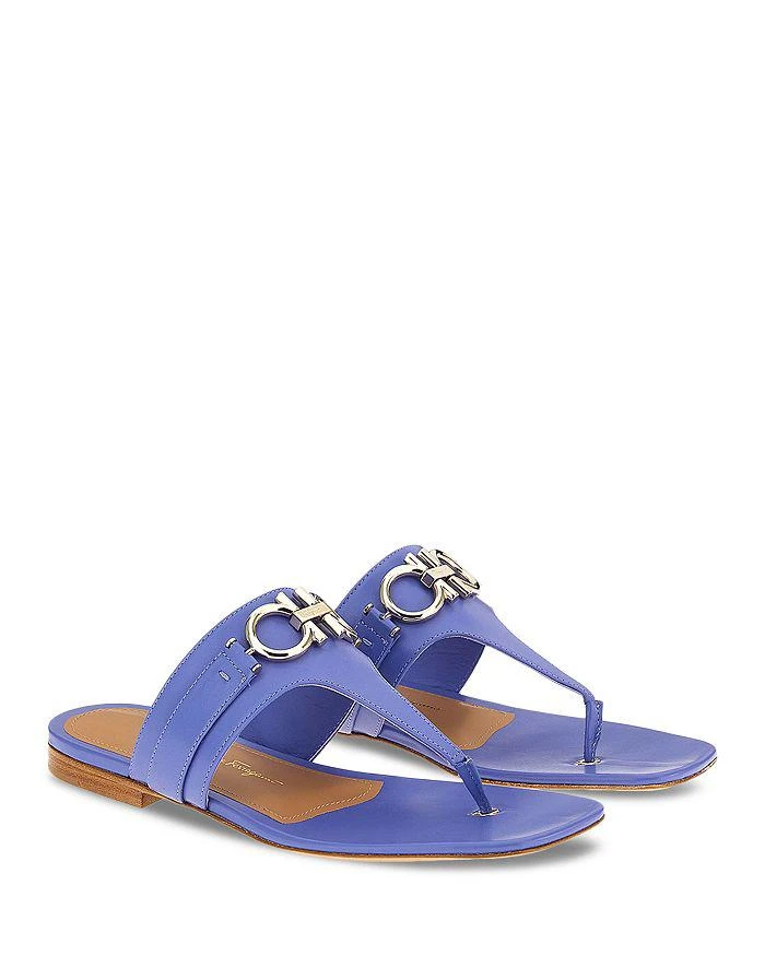 商品Salvatore Ferragamo|Women's Gancini Thong Sandals,价格¥3124,第1张图片