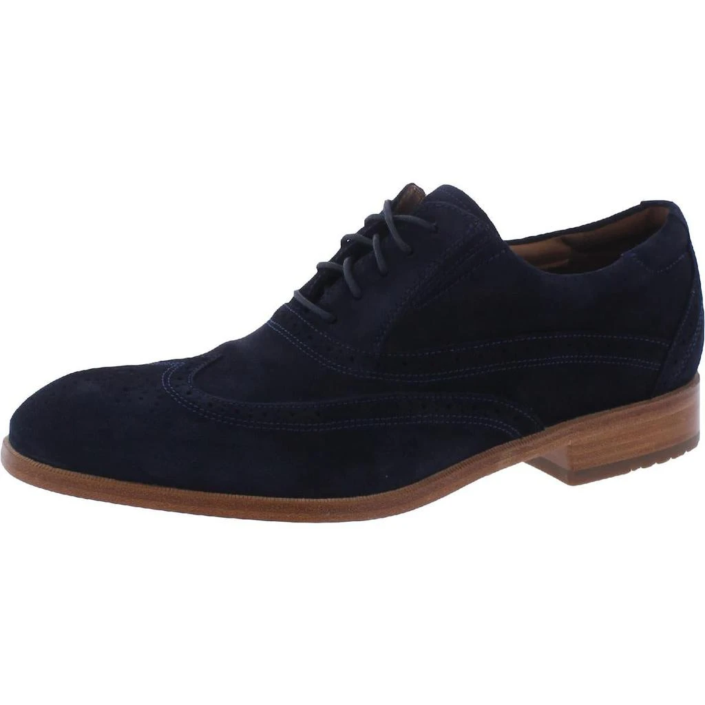 商品Rockport|Rockport Mens TM Office Wing Tip Suede Wing Tip Oxfords,价格¥297,第1张图片