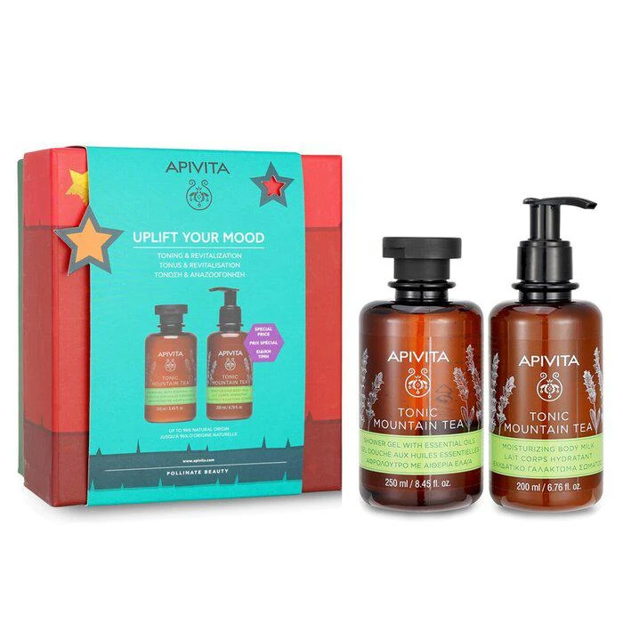 商品Apivita|Apivita 高山茶身体护理组合：抗氧沐浴露 250ml + 保湿身体乳 200ml 2pcs,价格¥298,第1张图片