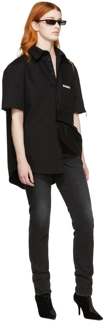 商品Vetements|Black Denim 'God Save Us' Shirt 短袖衬衫,价格¥1955,第5张图片详细描述