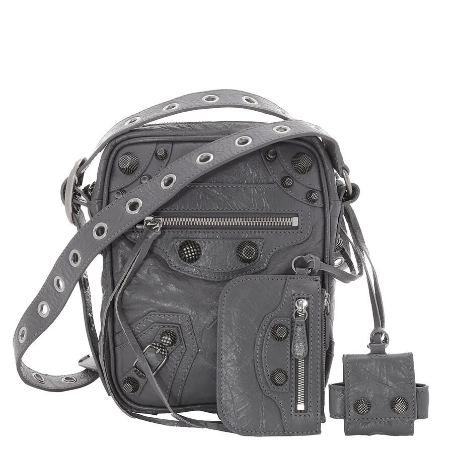 商品Balenciaga|Le Cagole Men Crossbody Bag In Dark Grey,价格¥7992,第1张图片