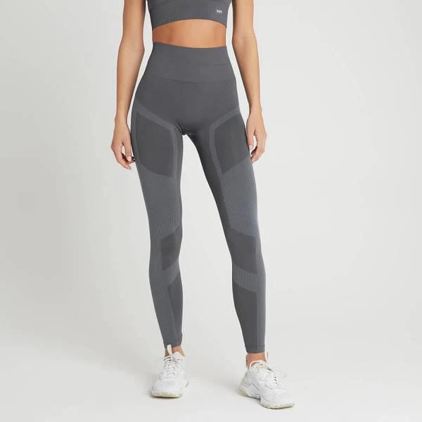 商品Myprotein|MP Women's Impact Scrunch Seamless Leggings - Graphite,价格¥343,第1张图片