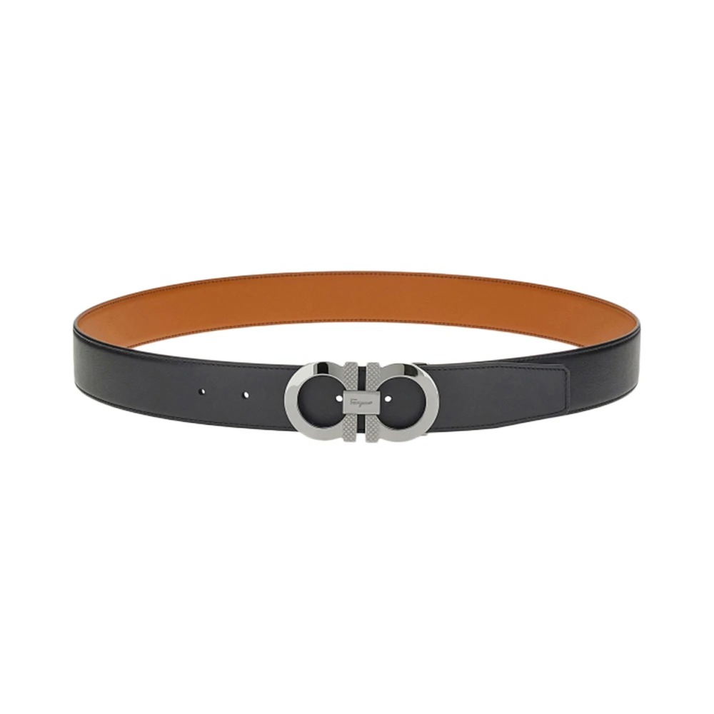 商品Salvatore Ferragamo|SALVATORE FERRAGAMO 拼色男士腰带 67-0084-750184,价格¥2695,第1张图片