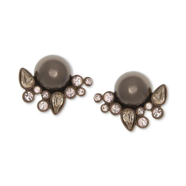 商品Givenchy|Imitation Pearl & Crystal Stud Earrings,价格¥85,第1张图片