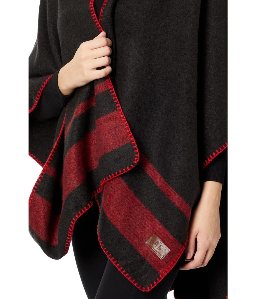 商品Ralph Lauren|Recycled Stripe Ruana with Blanket Stitch,价格¥737,第3张图片详细描述