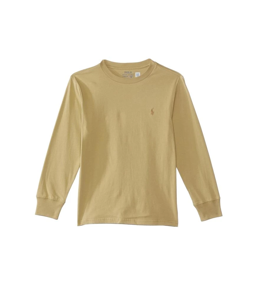商品Ralph Lauren|Cotton Jersey Long-Sleeve Tee (Big Kids),价格¥263,第1张图片详细描述