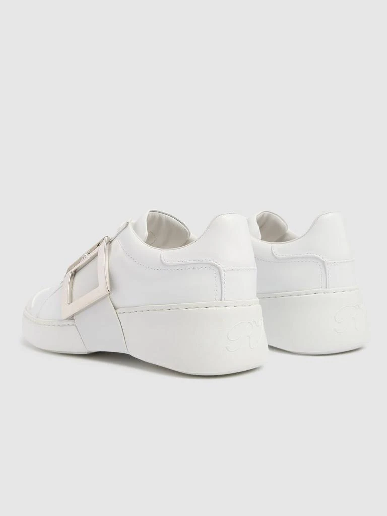 商品Roger Vivier|40mm Viv Skate Leather Sneakers,价格¥8232,第4张图片详细描述