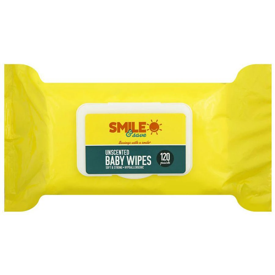 商品Smile & Save|Baby Wipes Fragrance Free,价格¥15,第1张图片