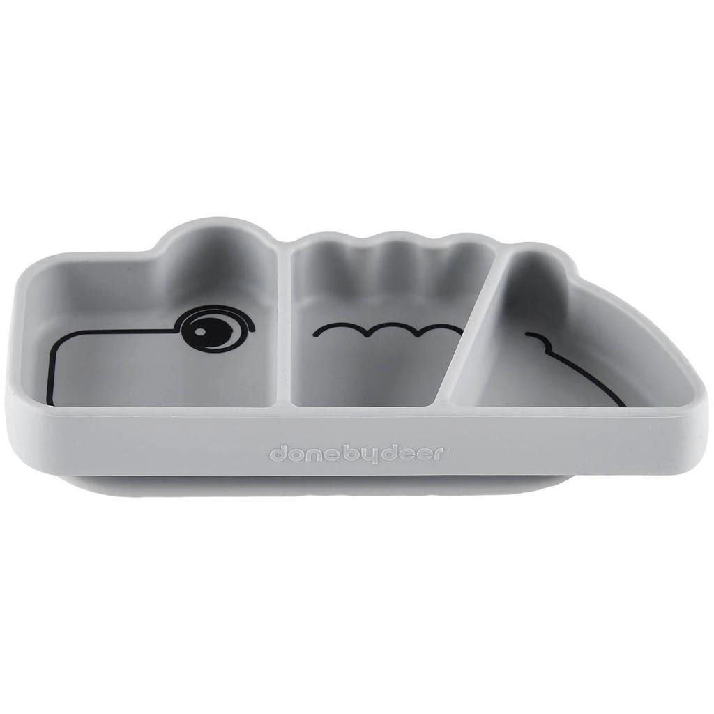 商品Done by Deer|Done by Deer Silicone Stick & Stay Snack Plate Croc - Grey,价格¥102,第2张图片详细描述