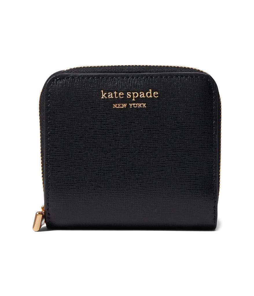 商品Kate Spade|Morgan Saffiano Leather Small Compact Wallet,价格¥585-¥1007,第1张图片