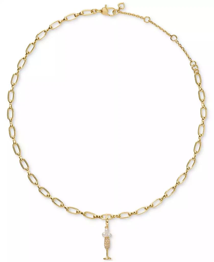 商品Kate Spade|Gold-Tone One In A Million Champagne Charm,价格¥332,第3张图片详细描述
