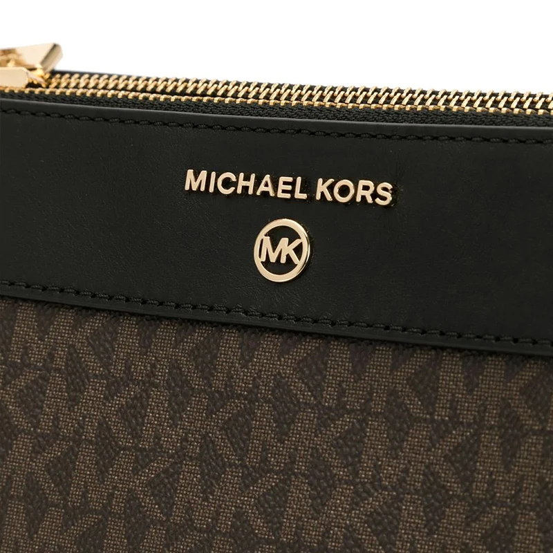 MICHAEL KORS 女士拼色PVC单肩包 30H9GUSL1B-BROWNBLK 商品