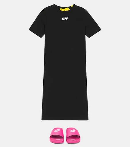 商品Off-White|Logo橡胶凉拖鞋,价格¥685,第2张图片详细描述