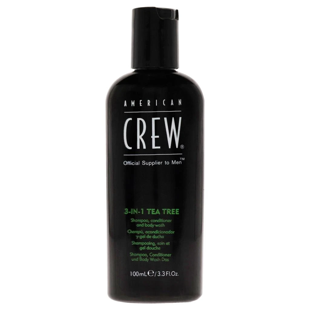 商品American Crew|3-In-1 Tea Tree Shampoo and Conditioner and Body Wash by American Crew for Men - 3.3 oz Shampoo and Conditioner and Body Wash,价格¥107,第2张图片详细描述