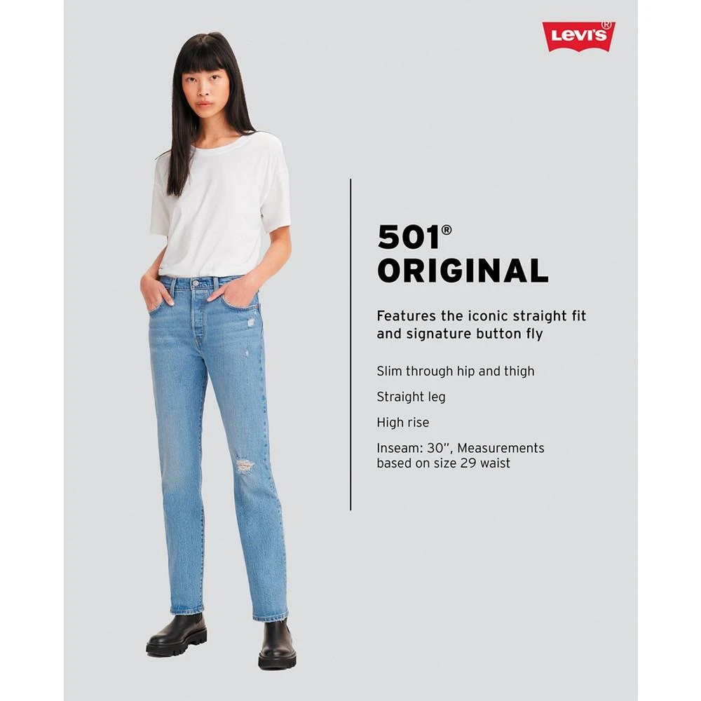 商品Levi's|Women's 501 Original-Fit Straight-Leg Jeans,价格¥346,第4张图片详细描述