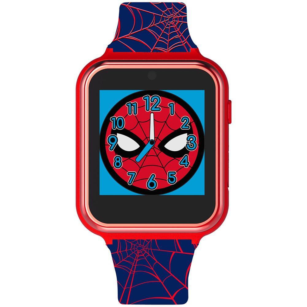 商品Accutime|Kid's Spiderman Black Silicone Strap Smart Watch 46x41mm,价格¥395,第1张图片