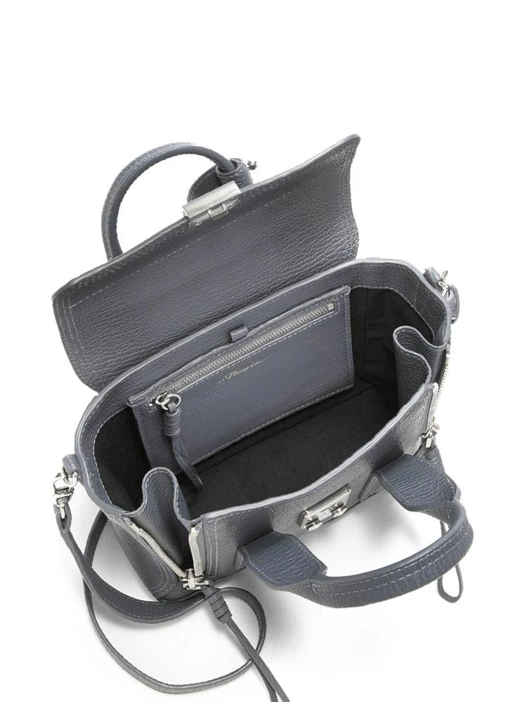 商品3.1 Phillip Lim|Pashli 迷你 Shark-Embossed 真皮手提包,价格¥5208,第2张图片详细描述