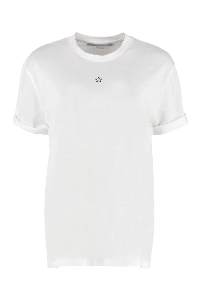 商品Stella McCartney|Embroidered Star Detail Cotton T-shirt,价格¥1821,第1张图片
