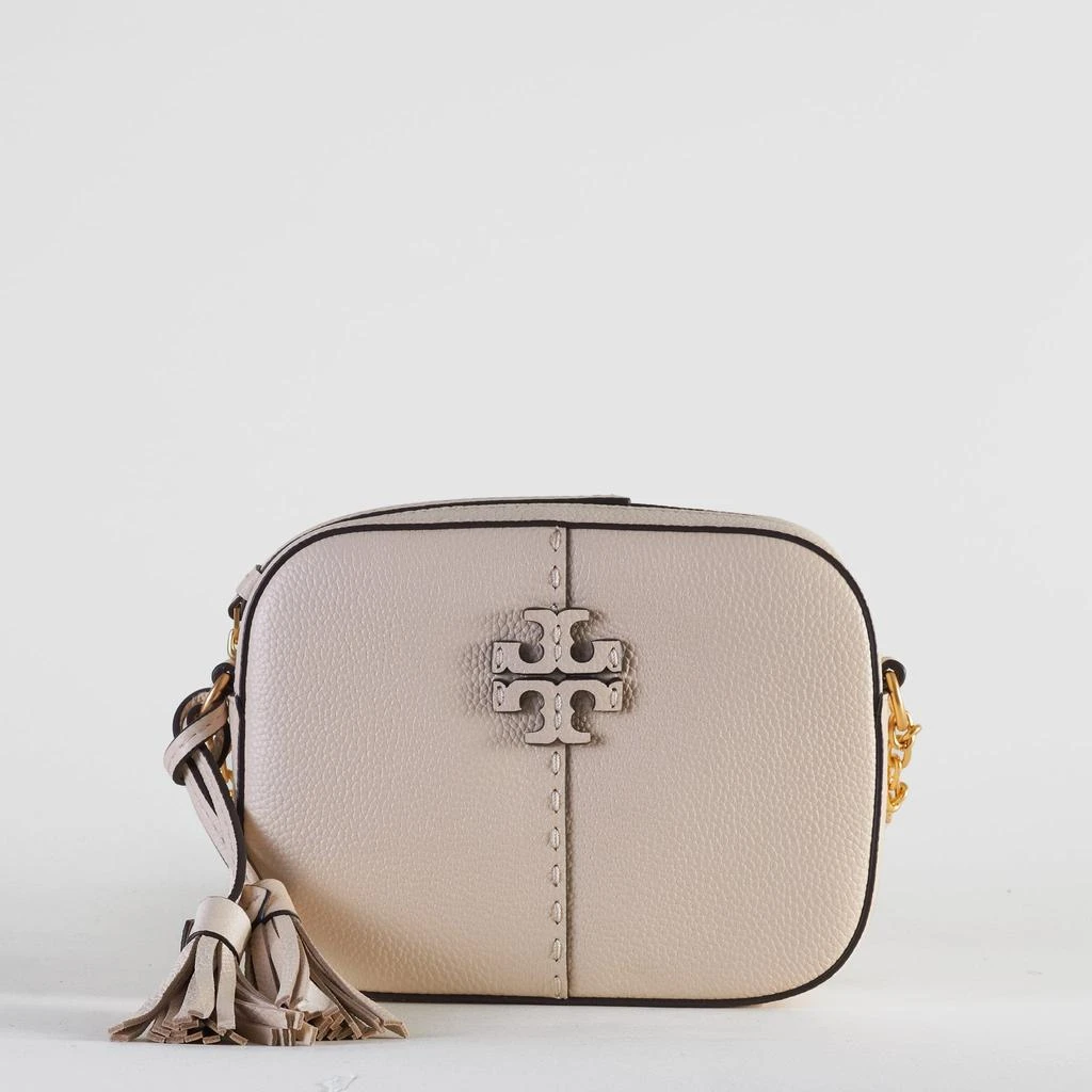 商品Tory Burch|Tory Burch Womens McGraw Camera Cream Cross Body Bag,价格¥1664,第1张图片