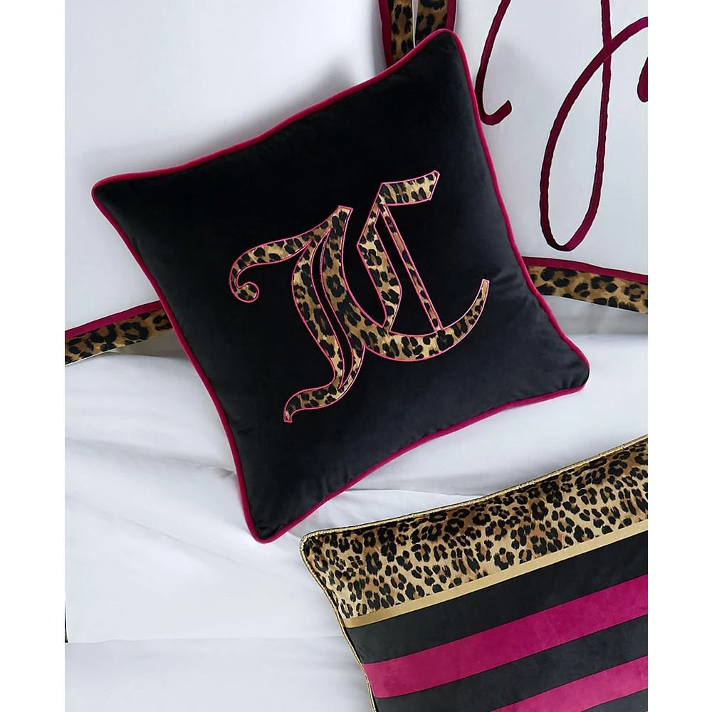 商品Juicy Couture|Velvet Safari Stripe Decorative Pillow, 16" x 26',价格¥226,第5张图片详细描述