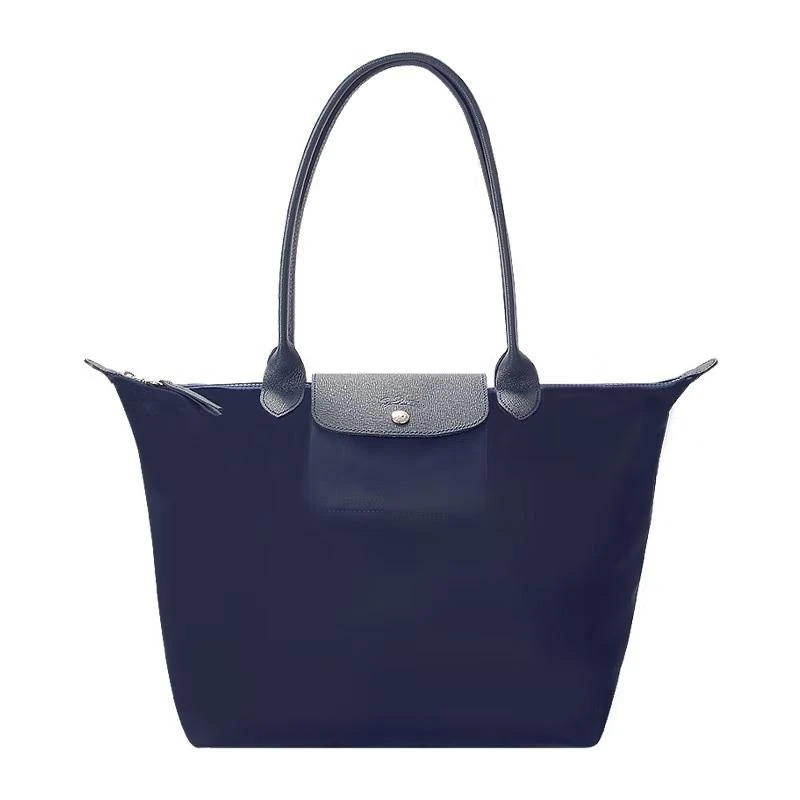 商品[国内直发] Longchamp|珑骧 LONGCHAMP 奢侈品 女士LE PLIAGE NÉO系列大号长柄手提单肩包海军蓝色尼龙 1899 598 006,价格¥868,第1张图片